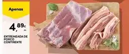 Continente Bom dia Continente - entremeada de porco promoção
