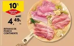 Continente Bom dia Continente - bifanas de porco promoção