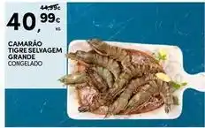 Continente Bom dia Camarão tigre selvagem grande promoção