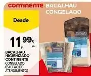Continente Bom dia Continente - bacalhau higienizado promoção