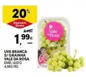 Continente Bom dia Vale da rosa - uva branca s/grainha promoção