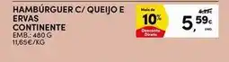 Continente Bom dia Continente - hambúrguer c/ queijo e ervas promoção