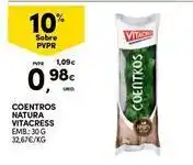 Continente Bom dia Vitacress - coentros natura promoção