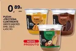 Continente Bom dia Continente - pudim + proteína promoção