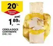 Continente Bom dia Continente - cebola doce promoção