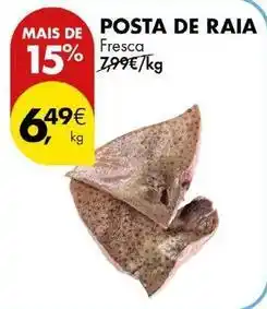 Pingo Doce Posta de raia promoção