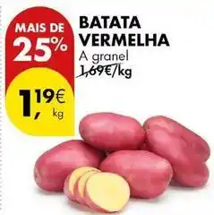 Pingo Doce A+ - batata vermelha promoção
