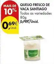 Pingo Doce Santiago - queijo fresco de vaca promoção