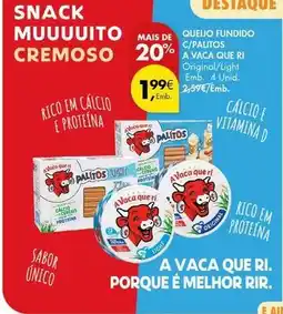 Pingo Doce A vaca que ri - queijo fundido / palitos / a vaca que ri promoção