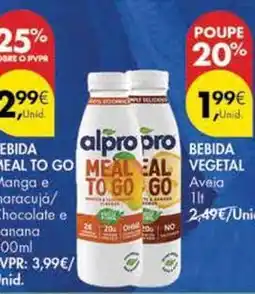 Pingo Doce Alpro - bebida vegetal promoção