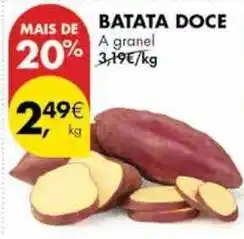 Pingo Doce A+ - batata doce promoção