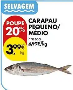 Pingo Doce Carapau pequeno/médio promoção