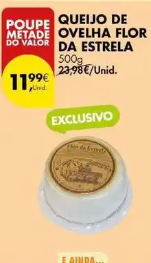 Pingo Doce Flor - queijo de ovelha flor da estrela promoção