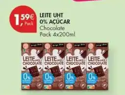 Pingo Doce Leite uht 0% açúcar promoção