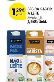 Pingo Doce Bebida sabor a leite promoção