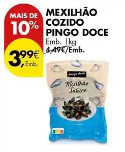Pingo Doce Pingo doce - mexilhão cozido promoção
