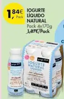 Pingo Doce Go natural - iogurte liquido promoção