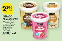 Pingo Doce Gelado sem açúcar promoção