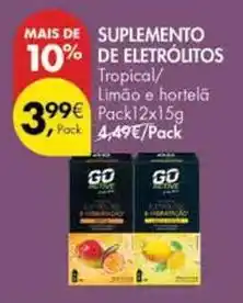 Pingo Doce Suplemento de eletrolitos promoção