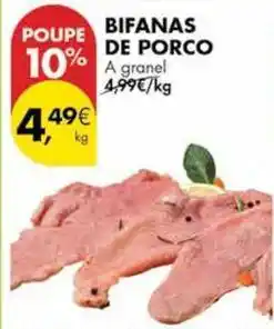Pingo Doce A+ - bifanas de porco promoção