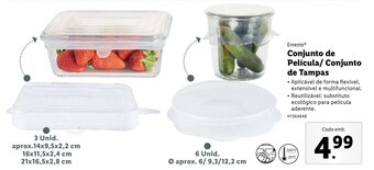 Lidl Ernesto Conjunto de Película/Conjunto de Tampas promoção