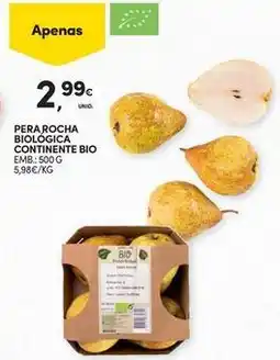 Continente Bom dia Continente bio - perarocha biologica promoção