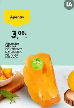Continente Bom dia Continente - abóbora menina sem residuo promoção