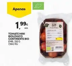 Continente Bom dia Continente bio - tomate mini biologico promoção
