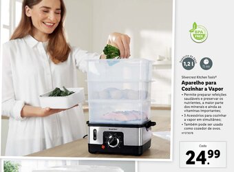 Lidl Silvercrest Kitchen Tools Aparelho para Cozinha a Vapor promoção
