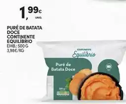 Continente Bom dia Pèra doce - pure de batata promoção