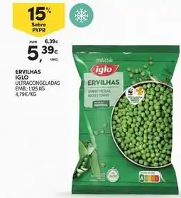 Continente Bom dia Iglo - ervilhas promoção