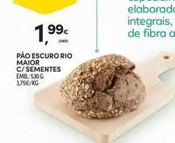 Continente Bom dia A+ - pão escuro rio maior c/ sementes promoção