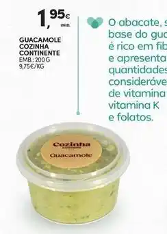 Continente Bom dia Continente - guacamole cozinha promoção