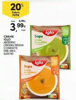 Continente Bom dia Iglo - creme promoção