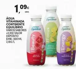 Continente Bom dia Continente - água vitaminada promoção