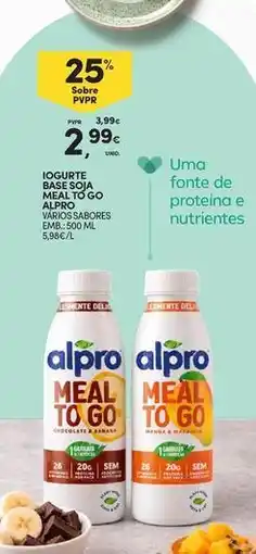 Continente Bom dia Alpro - iogurte base 501g promoção