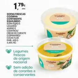 Continente Bom dia Seleção du chef - sopas frescas promoção
