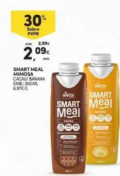 Continente Bom dia Mimosa - smart meal cacau/ banana promoção