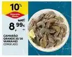 Continente Bom dia Camarão grande 20/30 vannamei promoção