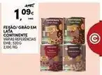 Continente Bom dia Continente - feijão/grao em lata promoção