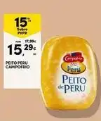 Continente Bom dia Campofrio - peito peru promoção