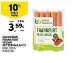 Continente Bom dia Frankfurt - salsichas vegan better balance promoção