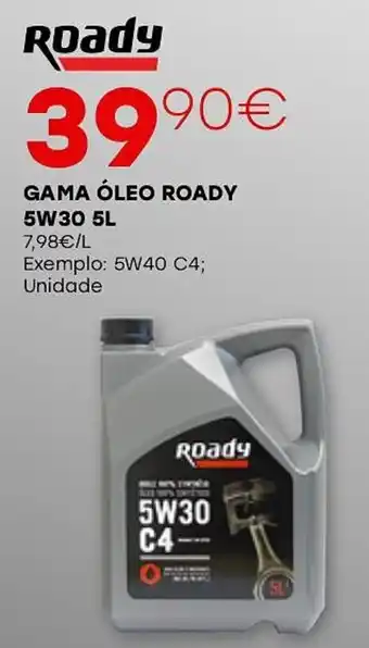 Óleo roady 5w30