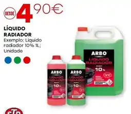 Roady Líquido radiador arbo promoção