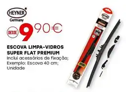 Roady escova limpa-vidros super flat premium heyner promoção