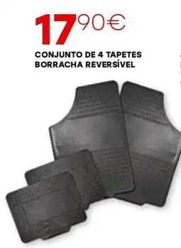 Roady Conjunto de 4 tapetes borracha reversível promoção