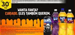 Continente Numa seleção de refrigerantes c/ gás original e zero da marca fanta promoção