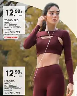 Continente Top bolero berg promoção