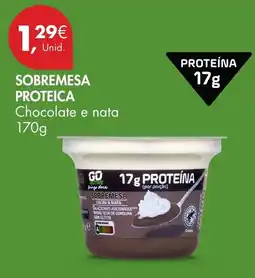 Pingo Doce Go Active sobremesa proteica chocolate e nata promoção