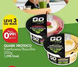 Pingo Doce Go Active quark proteico promoção